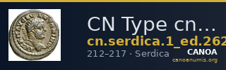 CN Type cn.serdica.1_ed.262 — CANOA