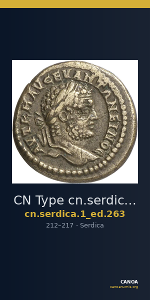 CN Type cn.serdica.1_ed.263 — CANOA