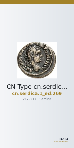 CN Type cn.serdica.1_ed.269 — CANOA