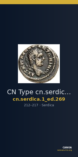CN Type cn.serdica.1_ed.269 — CANOA