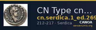 CN Type cn.serdica.1_ed.269 — CANOA