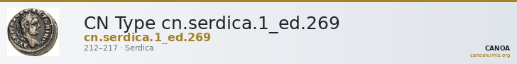 CN Type cn.serdica.1_ed.269 — CANOA