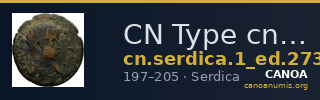 CN Type cn.serdica.1_ed.273 — CANOA