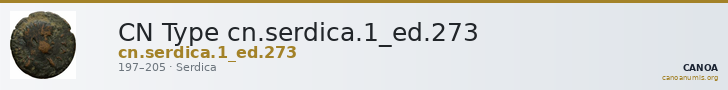 CN Type cn.serdica.1_ed.273 — CANOA