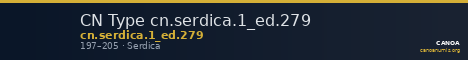 CN Type cn.serdica.1_ed.279 — CANOA