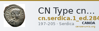CN Type cn.serdica.1_ed.284 — CANOA