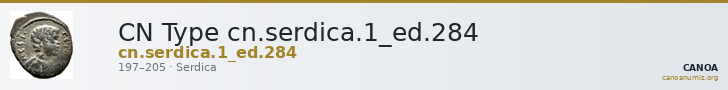 CN Type cn.serdica.1_ed.284 — CANOA