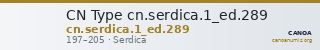 CN Type cn.serdica.1_ed.289 — CANOA