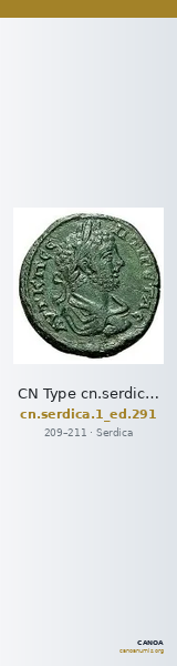 CN Type cn.serdica.1_ed.291 — CANOA