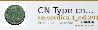 CN Type cn.serdica.1_ed.291 — CANOA