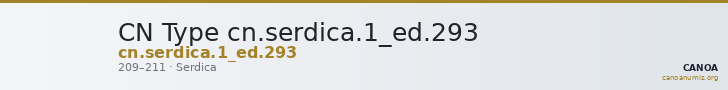 CN Type cn.serdica.1_ed.293 — CANOA