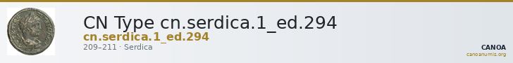 CN Type cn.serdica.1_ed.294 — CANOA