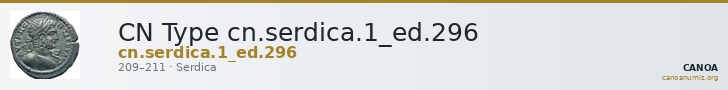 CN Type cn.serdica.1_ed.296 — CANOA