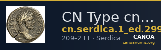 CN Type cn.serdica.1_ed.299 — CANOA