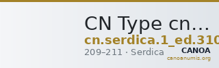 CN Type cn.serdica.1_ed.310 — CANOA