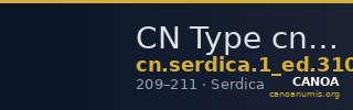 CN Type cn.serdica.1_ed.310 — CANOA