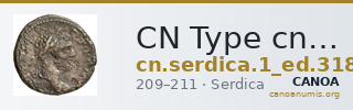 CN Type cn.serdica.1_ed.318 — CANOA