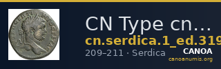 CN Type cn.serdica.1_ed.319 — CANOA
