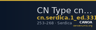 CN Type cn.serdica.1_ed.331 — CANOA