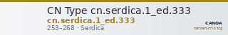 CN Type cn.serdica.1_ed.333 — CANOA