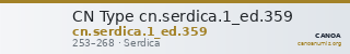 CN Type cn.serdica.1_ed.359 — CANOA