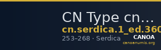 CN Type cn.serdica.1_ed.360 — CANOA