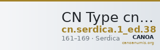 CN Type cn.serdica.1_ed.38 — CANOA