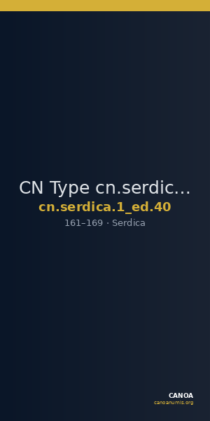 CN Type cn.serdica.1_ed.40 — CANOA