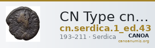 CN Type cn.serdica.1_ed.43 — CANOA