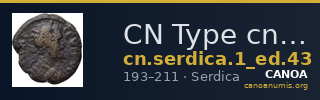 CN Type cn.serdica.1_ed.43 — CANOA