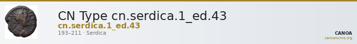 CN Type cn.serdica.1_ed.43 — CANOA