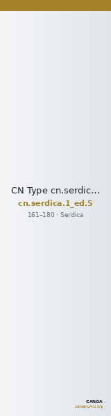 CN Type cn.serdica.1_ed.5 — CANOA