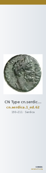 CN Type cn.serdica.1_ed.62 — CANOA