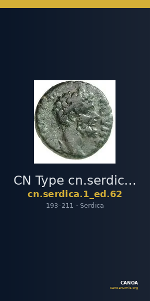 CN Type cn.serdica.1_ed.62 — CANOA