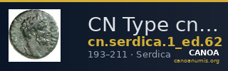 CN Type cn.serdica.1_ed.62 — CANOA