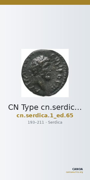 CN Type cn.serdica.1_ed.65 — CANOA