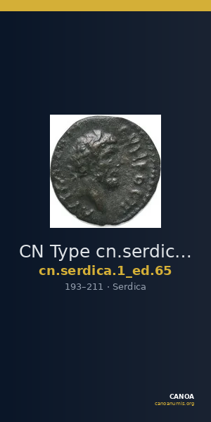 CN Type cn.serdica.1_ed.65 — CANOA