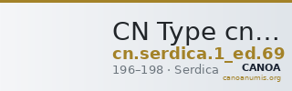 CN Type cn.serdica.1_ed.69 — CANOA