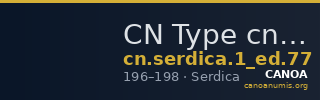 CN Type cn.serdica.1_ed.77 — CANOA