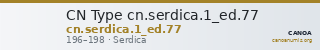CN Type cn.serdica.1_ed.77 — CANOA