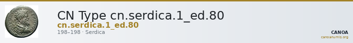 CN Type cn.serdica.1_ed.80 — CANOA