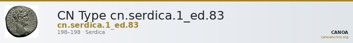 CN Type cn.serdica.1_ed.83 — CANOA