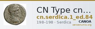 CN Type cn.serdica.1_ed.84 — CANOA