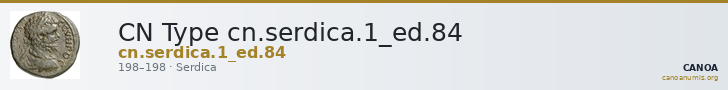CN Type cn.serdica.1_ed.84 — CANOA