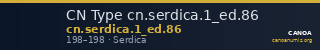 CN Type cn.serdica.1_ed.86 — CANOA