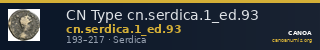 CN Type cn.serdica.1_ed.93 — CANOA