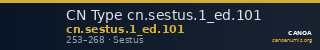 CN Type cn.sestus.1_ed.101 — CANOA