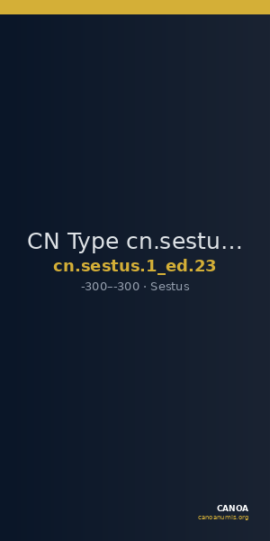 CN Type cn.sestus.1_ed.23 — CANOA