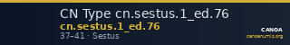 CN Type cn.sestus.1_ed.76 — CANOA