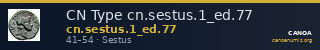 CN Type cn.sestus.1_ed.77 — CANOA